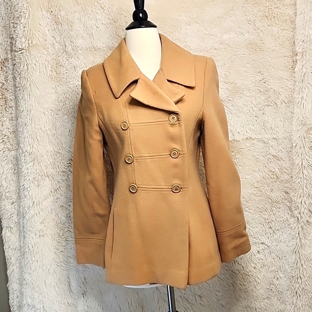 Classic Camel Peacoat